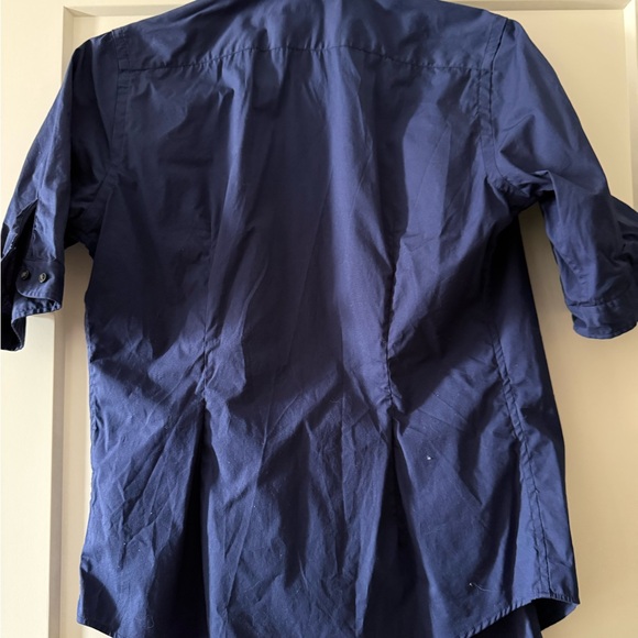 Ralph Lauren Deep Blue Casual Button Down Shirt - Picture 6 of 6